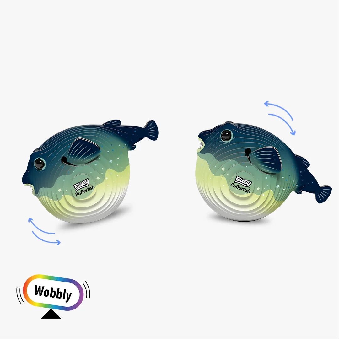Eugy 3D Model 138 Pufferfish