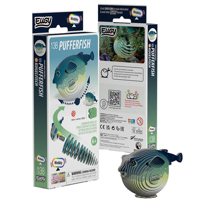 Eugy 3D Model 138 Pufferfish