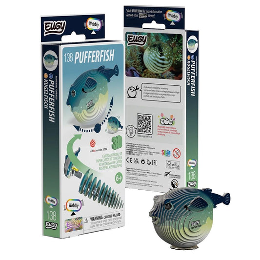 Eugy 3D Model 138 Pufferfish