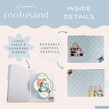 Mofusand Magnetic Strap Notebook