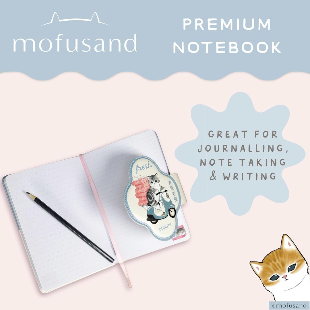 Mofusand Magnetic Strap Notebook