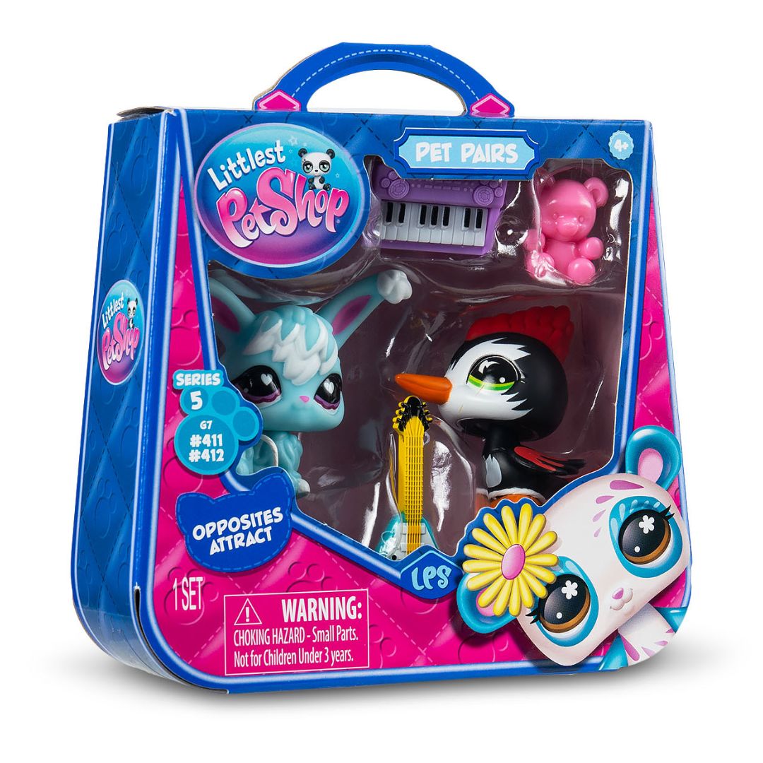 Littlest Pet Shop Series 5 Punk & Pastel Pet Pair
