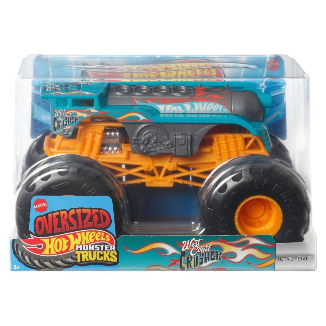 Hot Wheels Monster Trucks Oversized - West Coast Crusher