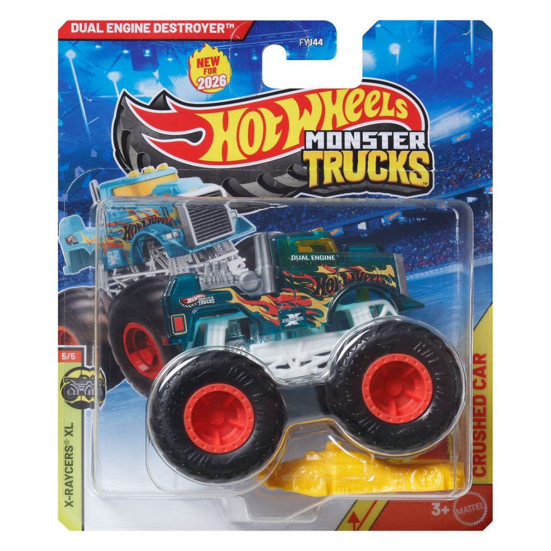 Hot Wheels Monster Trucks - Dual Engine Destroyer