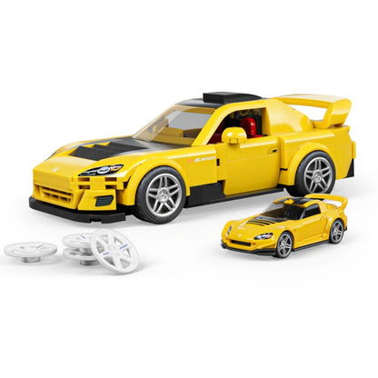 Mattel Brick Shop Hot Wheels Speed Series 07 Honda S2000 Building Set