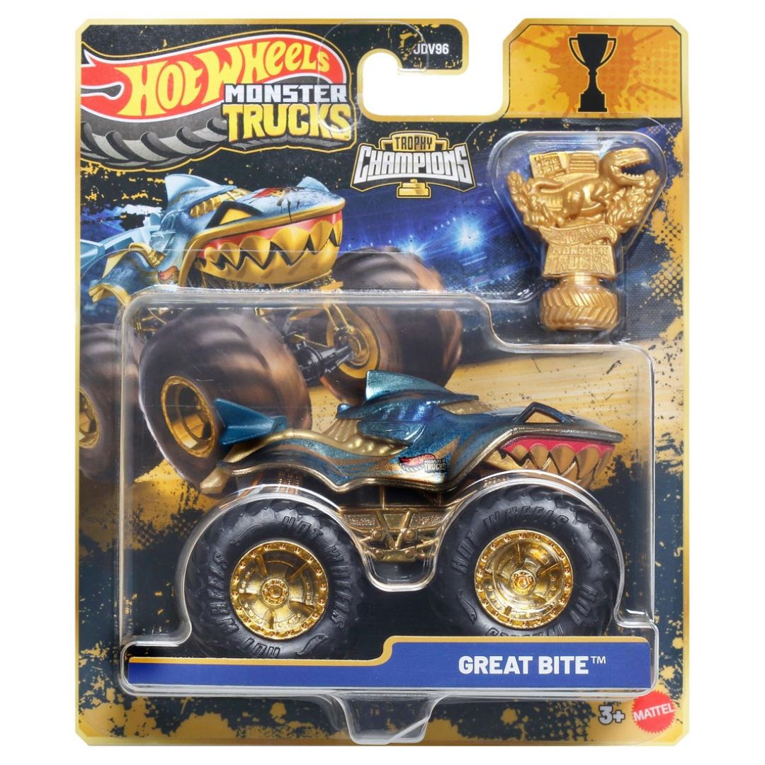 Hot Wheels Monster Trucks Trophy Champions - Great Bite