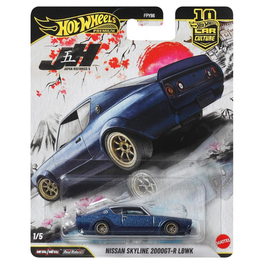 Hot Wheels Premium Car Culture Japan Historics Nissan Skyline 2000GT-R LBWK