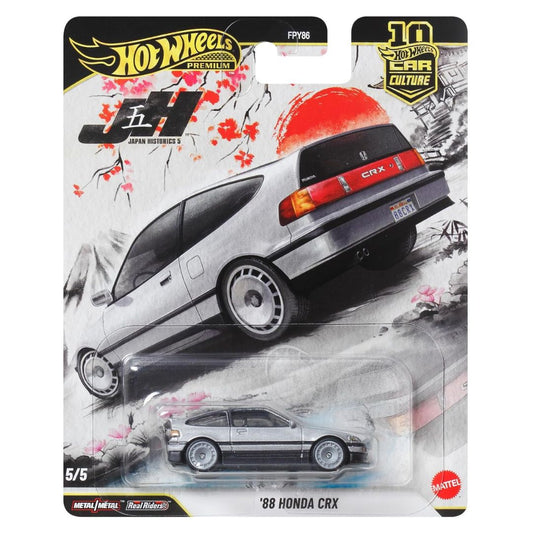 Hot Wheels Premium Car Culture Japan Historics '88 Honda CRX