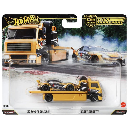 Hot Wheels Premium Car Culture Team Transport '20 Toyota GR Supra & Fleet Street