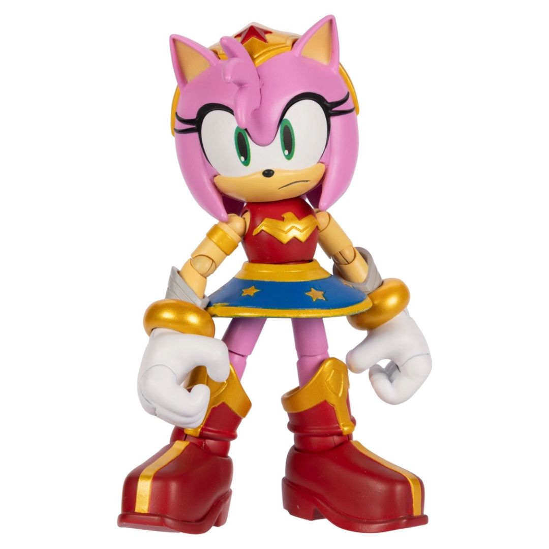 Sonic The Hedgehog x DC Comics 5 Inch Figure - Amy as Wonder Woman
