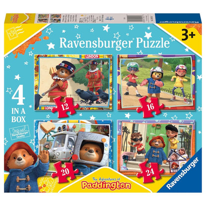 Ravensburger 4 Puzzles in a Box The Adventures of Paddington