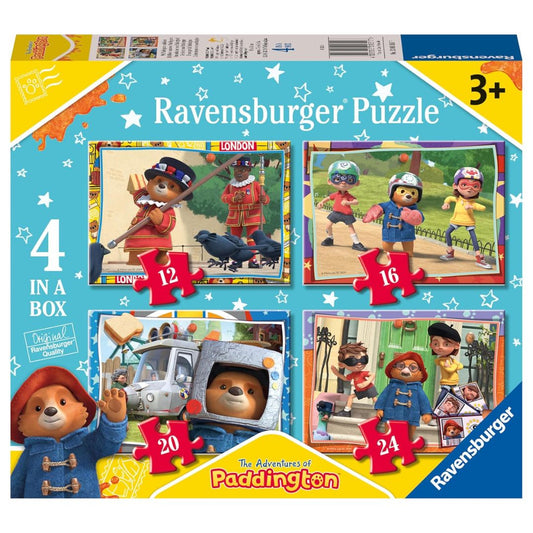 Ravensburger 4 Puzzles in a Box The Adventures of Paddington