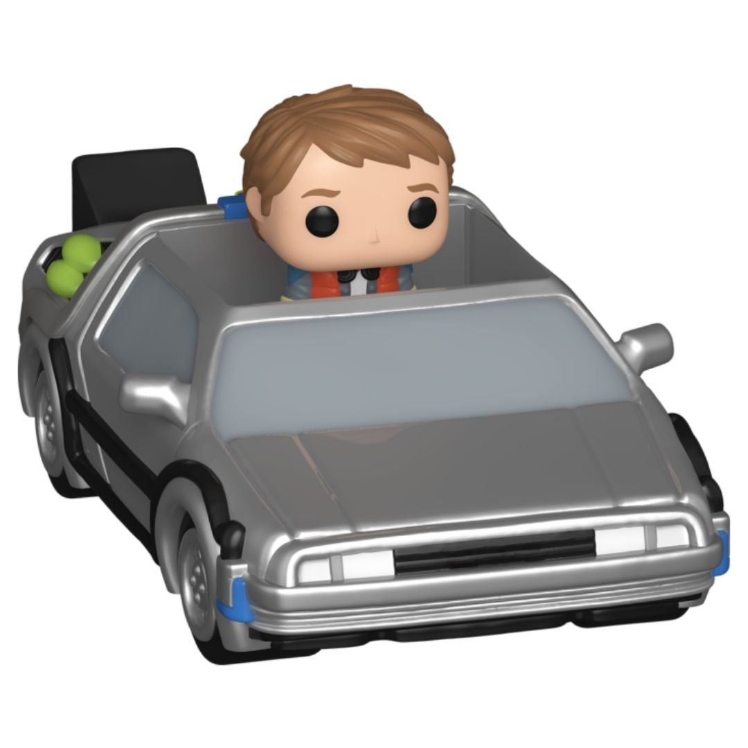 Bitty Pop! Rides Marty McFly and Time Machine