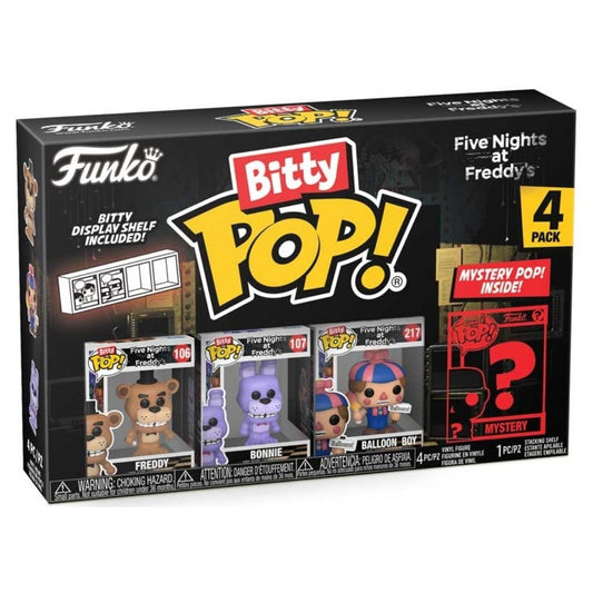 Bitty Pop! Five Nights At Freddy's 4 Pack - Freddy, Bonnie, Balloon Boy, Mystery