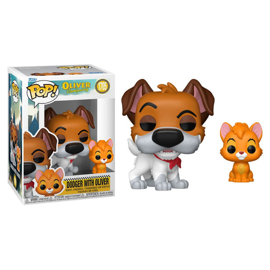 Pop! Vinyl - Disney Oliver & Company - Dodger with Oliver 1705