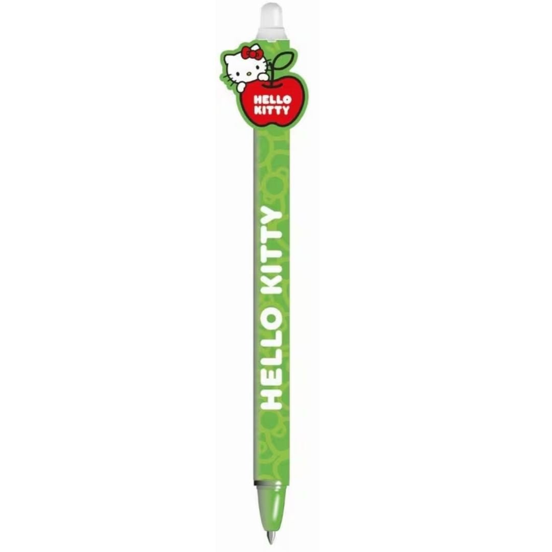 Hello Kitty Erasable Gel Pen Green