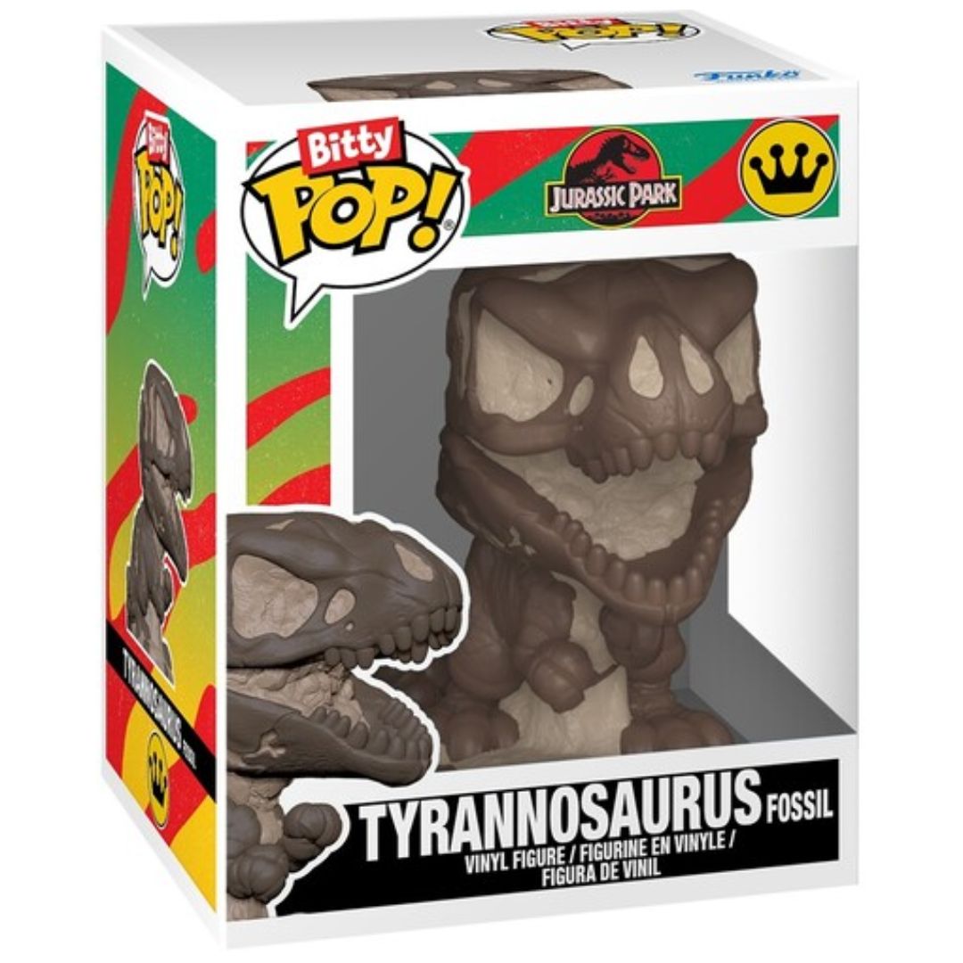 Bitty Pop! Jurassic Park 4 Pack - John Hammond, Tyrannosaurus Fossil, Stygimoloch, Velociraptor
