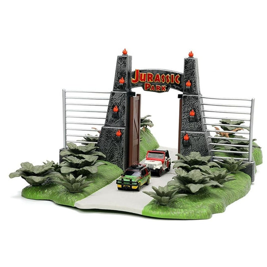 Jurassic Park Gate Diorama Nano Scene