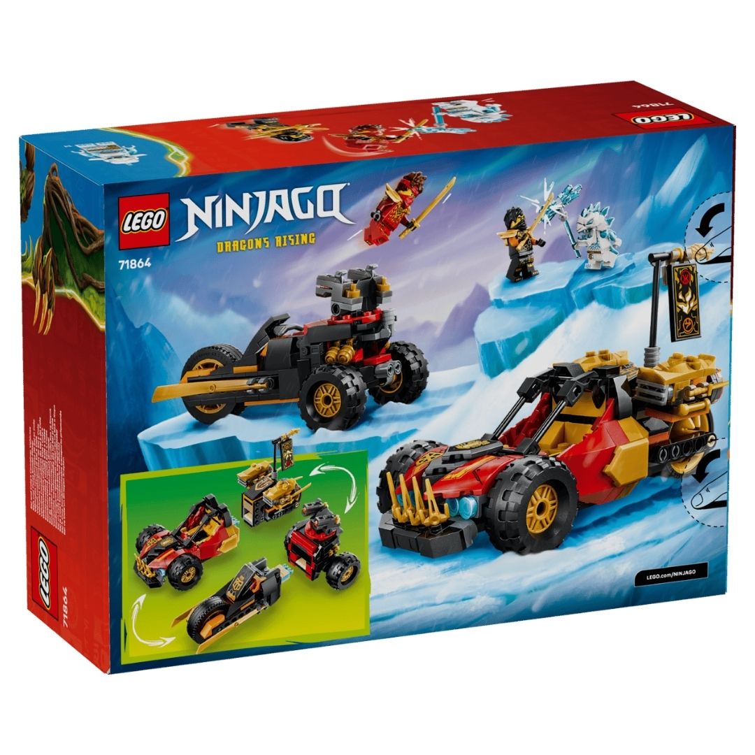 Lego 71864 Ninjago Kai and Cole's Combiner Vehicles