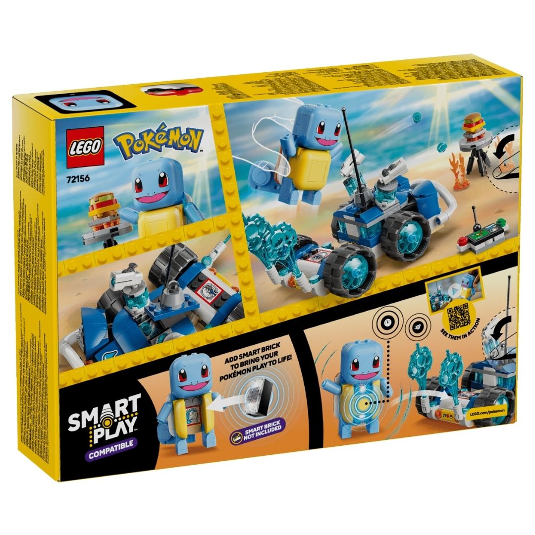 Lego 72156 Pokemon SMART Play Trainer's Buggy Adventure with Squirtle