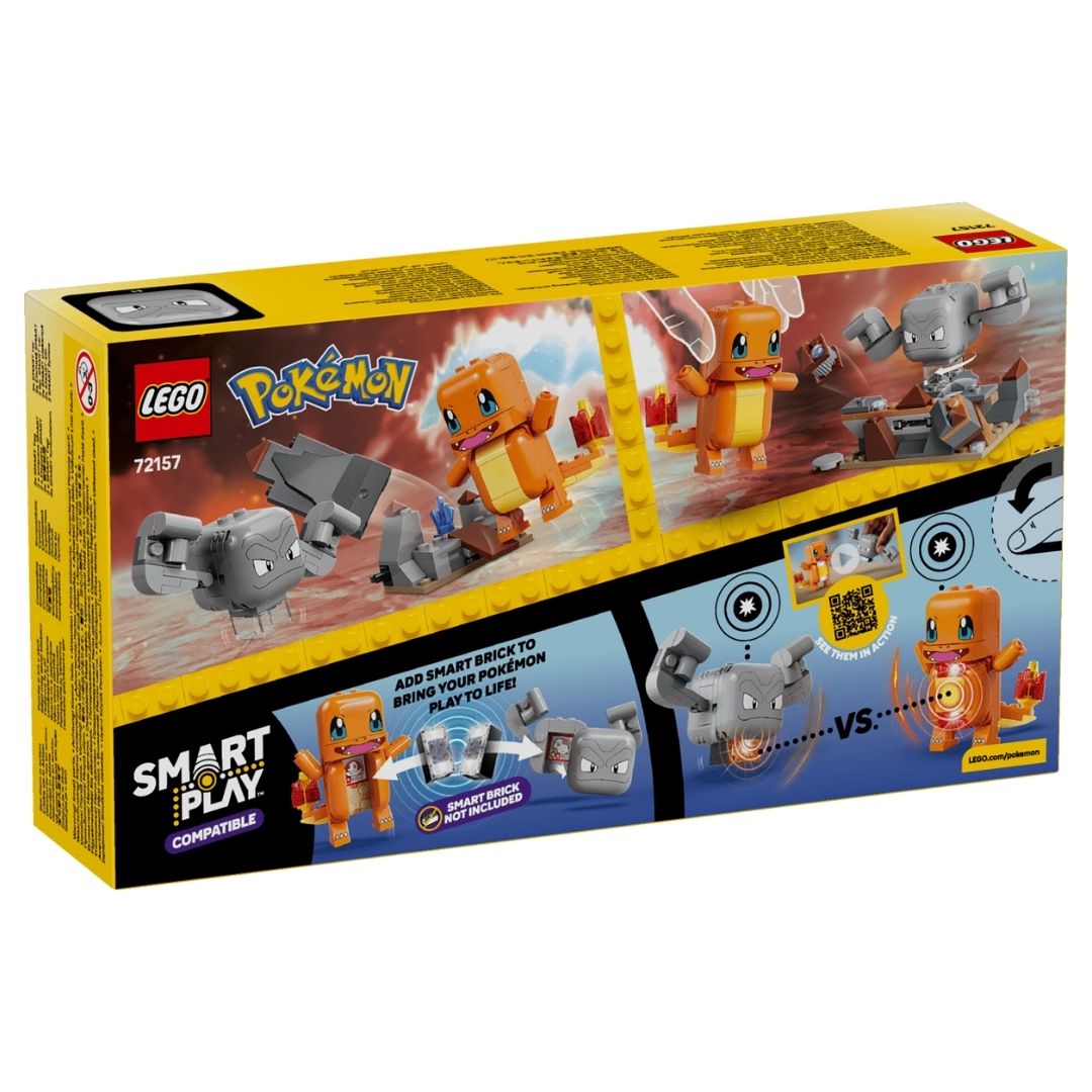 Lego 72157 Pokemon SMART Play Charmander and Geodude's Cavern Clash