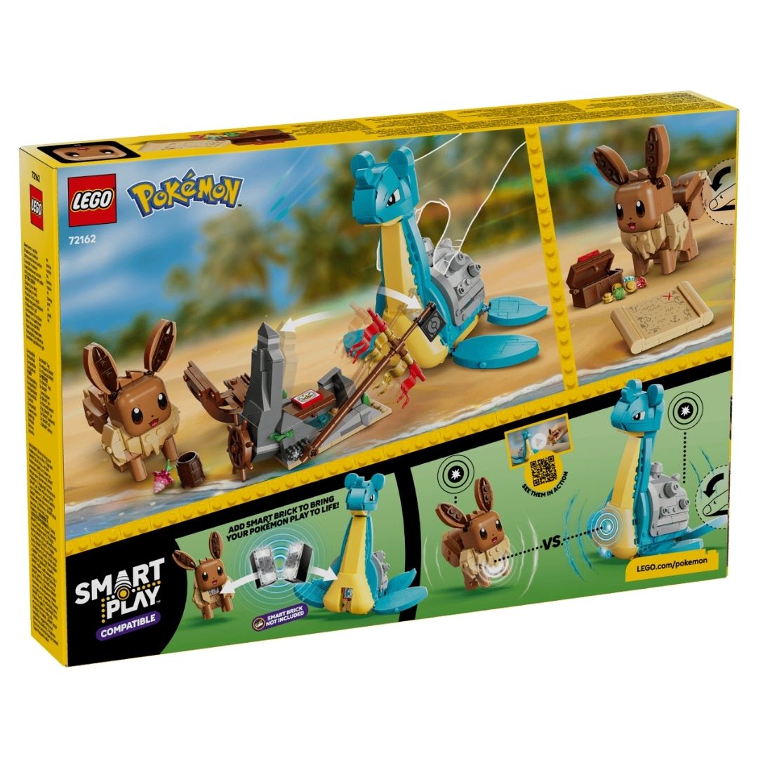 Lego 72162 Pokemon SMART Play Eevee and Lapras's Treasure Hunt