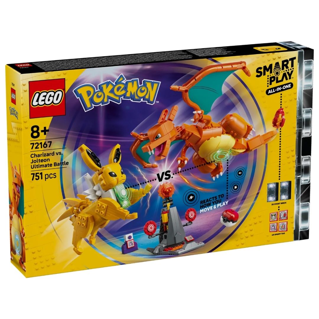 Lego 72167 Pokemon SMART Play Charizard vs. Jolteon Ultimate Battle