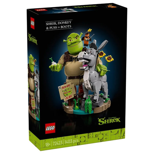 Lego 72423 Ideas Shrek, Donkey & Puss in Boots