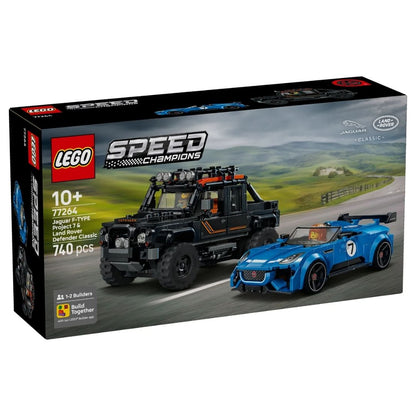 Lego 77264 Speed Champions Jaguar Project 7 & Land Rover Defender