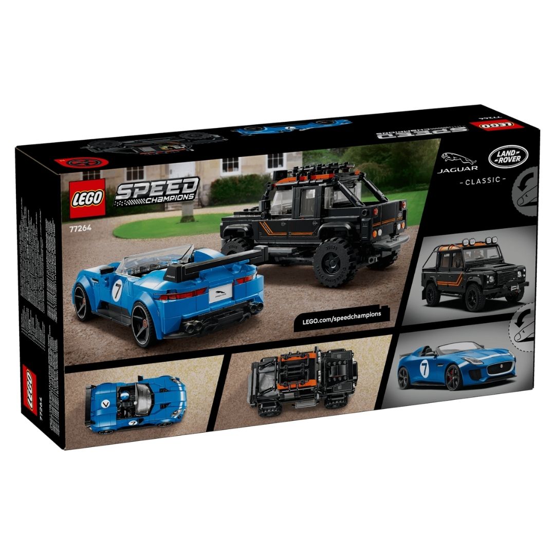 Lego 77264 Speed Champions Jaguar Project 7 & Land Rover Defender