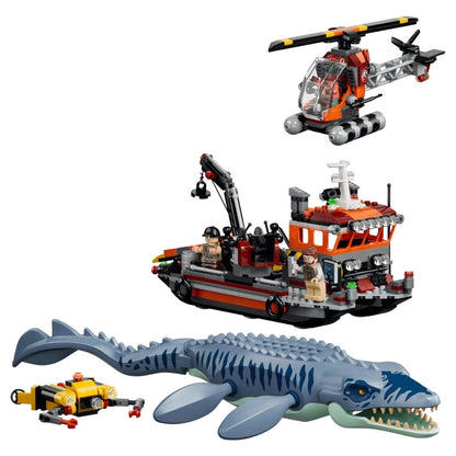 Lego 77983 Jurassic World Mosasaurus Dinosaur Boat Attack