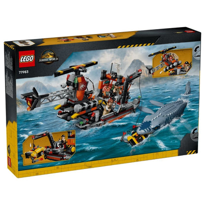 Lego 77983 Jurassic World Mosasaurus Dinosaur Boat Attack