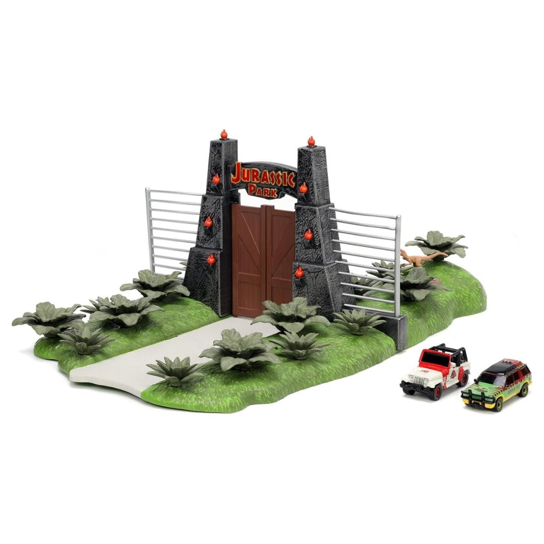 Jurassic Park Gate Diorama Nano Scene