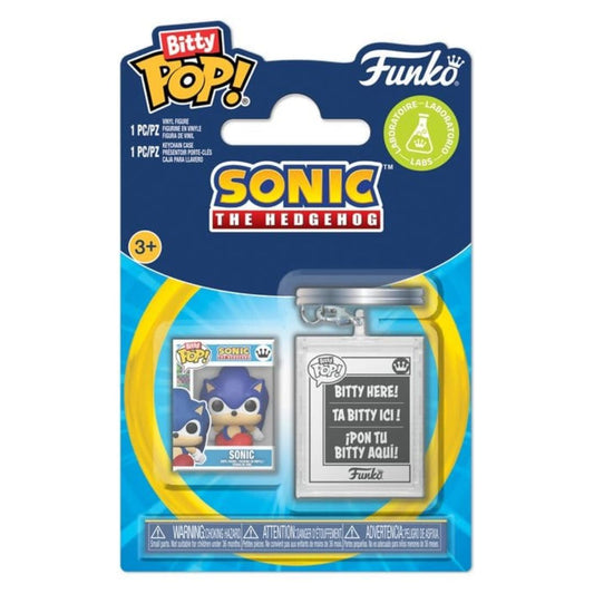 Bitty Pop! Sonic The Hedgehog Sonic With Keychain case