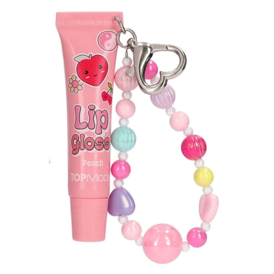 Depesche Top Model Peach Lip Gloss with Charm