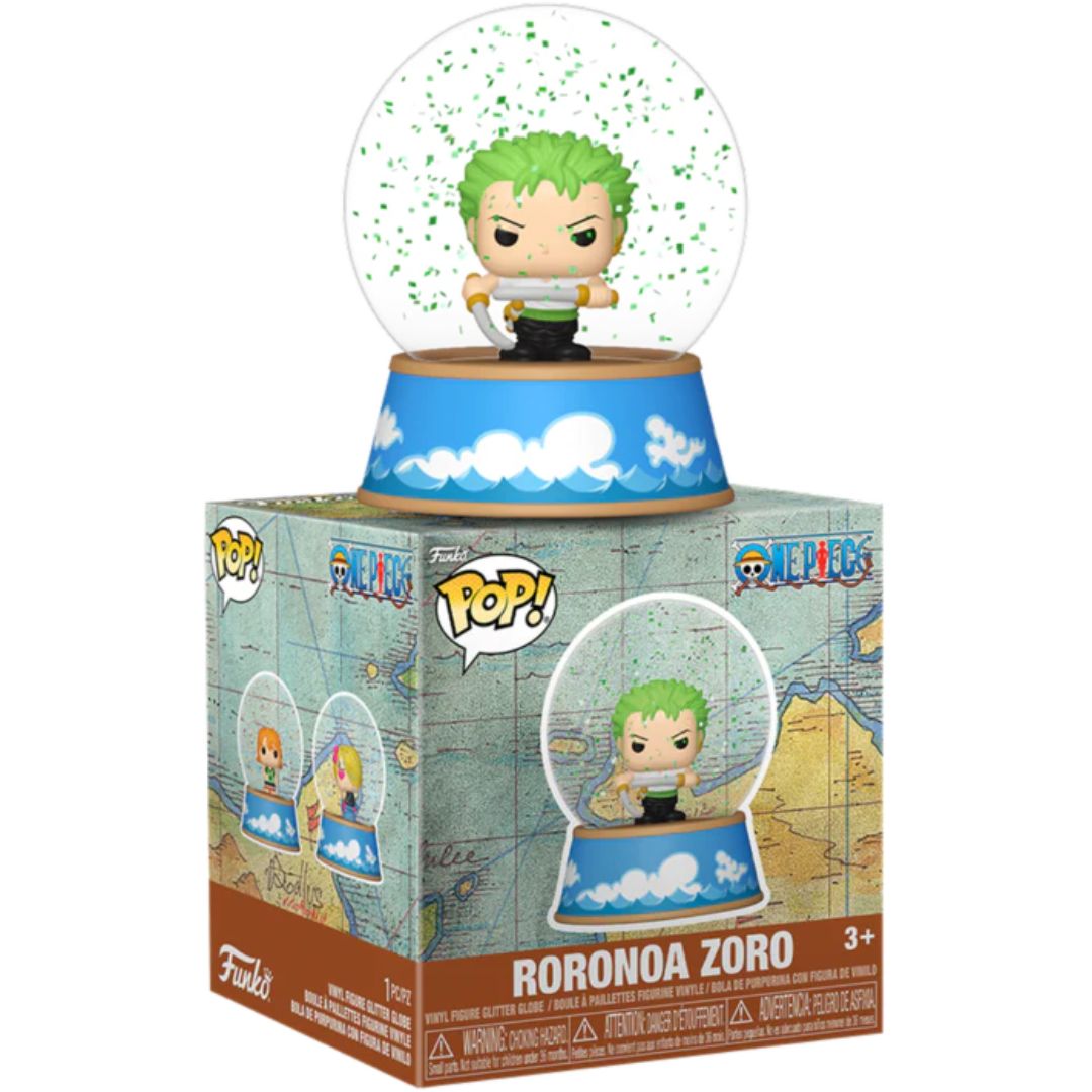 POP! Mini Glitter Globe: One Piece - Roronoa Zoro