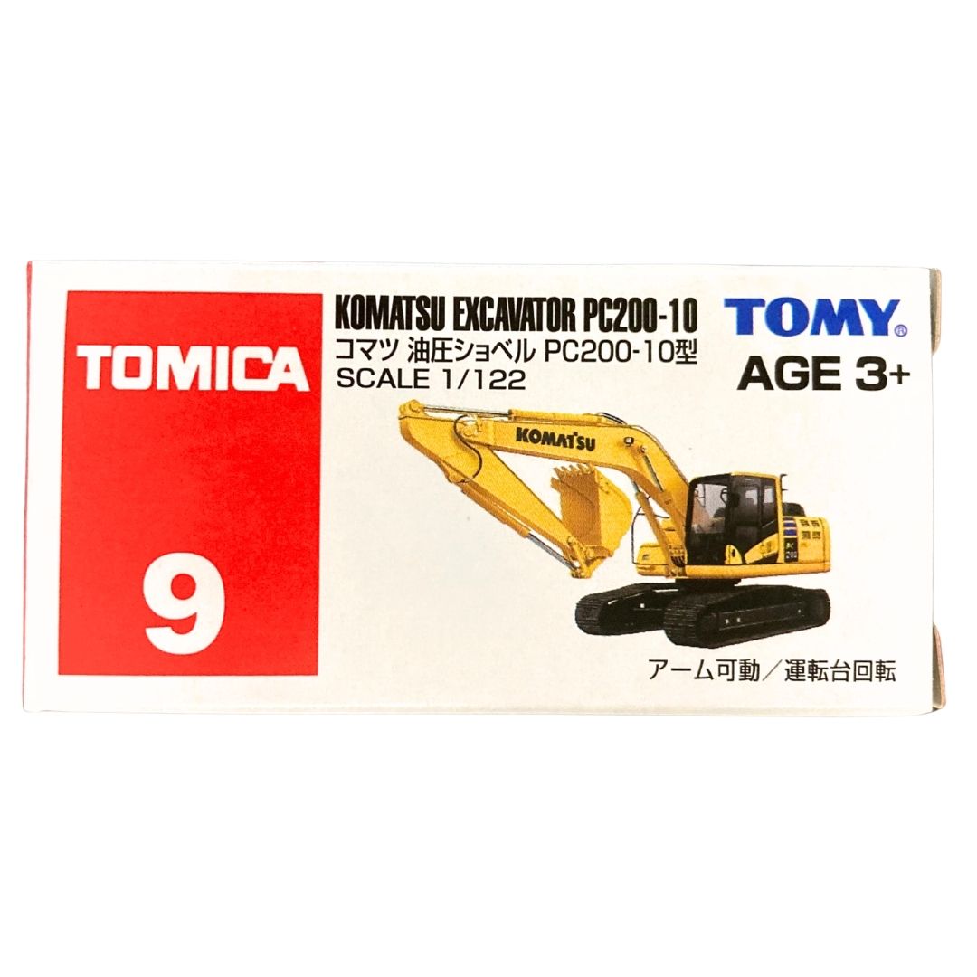 Tomica Diecast #9 Komatsu Excavator PC200-10
