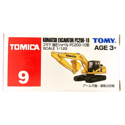 Tomica Diecast #9 Komatsu Excavator PC200-10