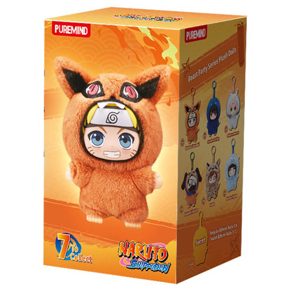 Puremind Naruto Shippuden Beast Party Plush Keychain Blind Box