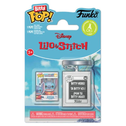 Bitty Pop! Lilo & Stitch Stitch With Keychain case