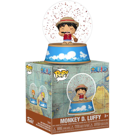 POP! Mini Glitter Globe: One Piece - Monkey D. Luffy