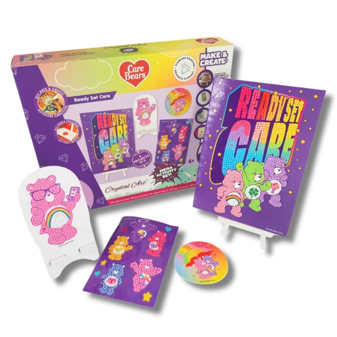 Crystal Art Mega Activity Set - Care Bears Ready Set Care