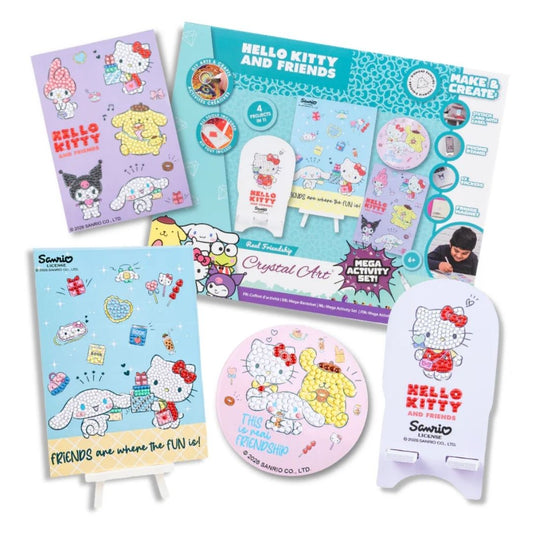 Crystal Art Mega Activity Set - Hello Kitty Real Friendship