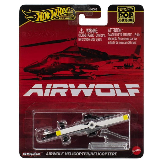 Hot Wheels Premium Pop Culture Airwolf Helicopter