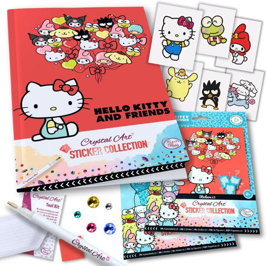 Crystal Art Hello Kitty & Friends Sticker Album Starter Pack