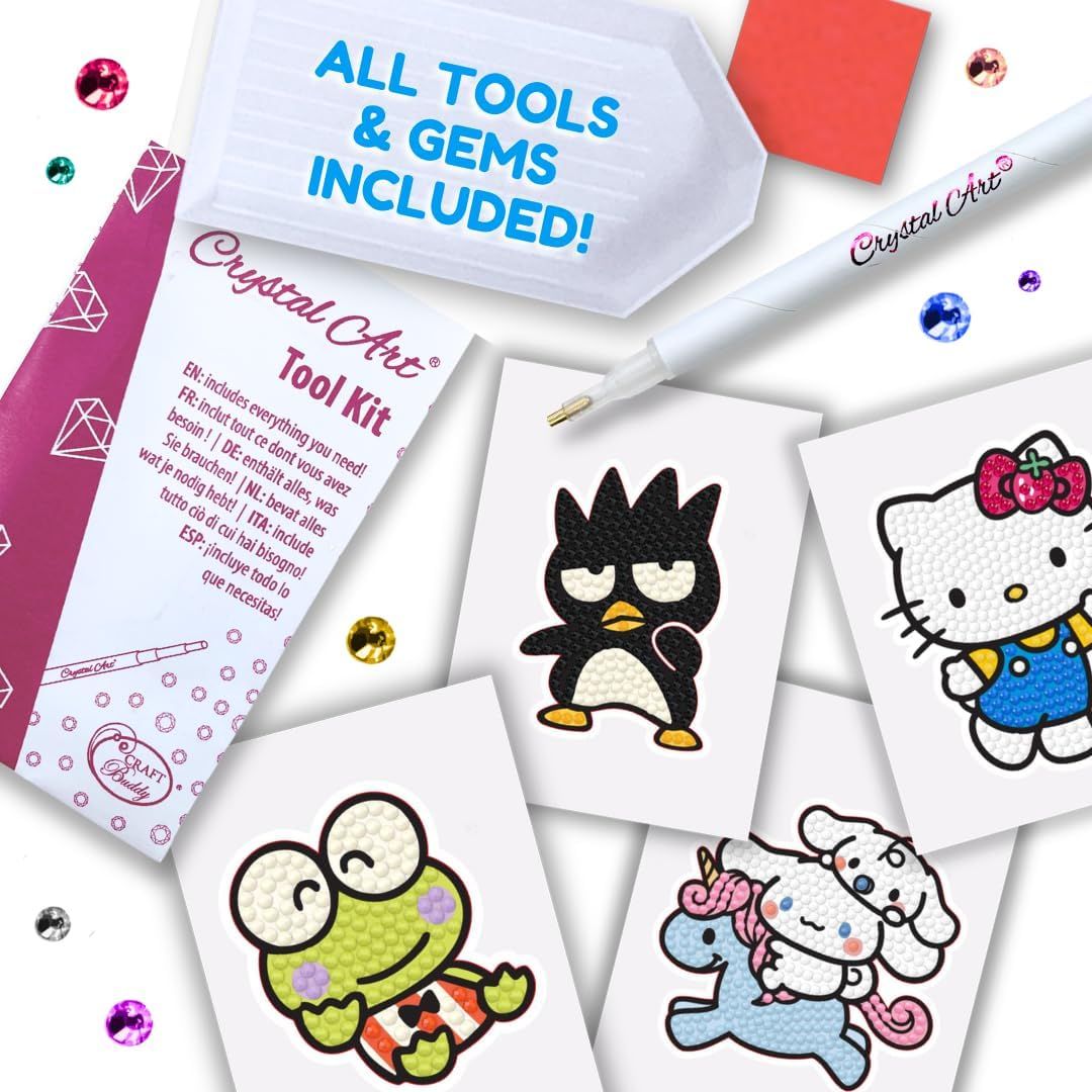 Crystal Art Hello Kitty & Friends Sticker Album Starter Pack