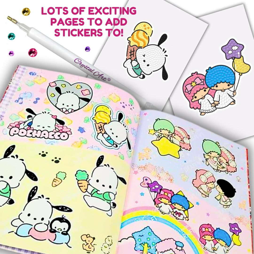Crystal Art Hello Kitty & Friends Sticker Album Starter Pack