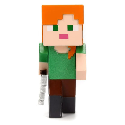 Jada 2.5 Inch Metalfigs Minecraft Alex with Axe