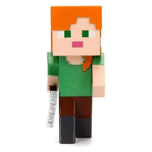 Jada 2.5 Inch Metalfigs Minecraft Alex with Axe