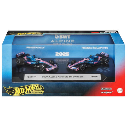 Hot Wheels Premium 2025 Formula 1 Alpine Team 2-Pack